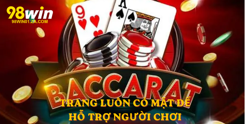 Trang luôn có mặt để hỗ trợ người chơi