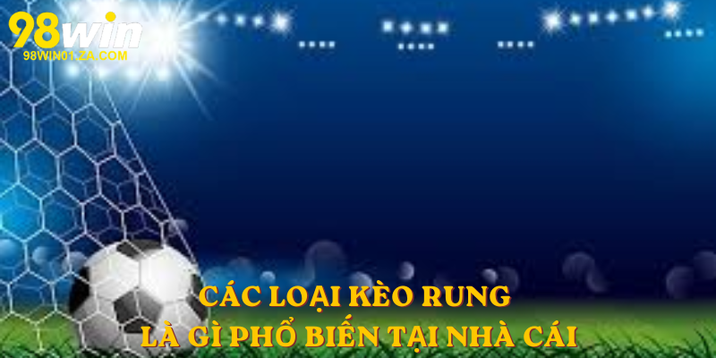 Các loại kèo rung là gì phổ biến tại nhà cái
